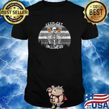 Let's Get Halloweird Skeleton Drinking Halloween Vintage T-Shirt