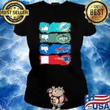 Like Miami Dolphins Unlike New York Jets Unlike Buffalo Bills and New England Patriots Shirt Ladies tee