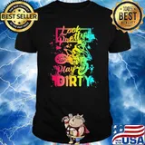 Look Pretty Play Dirty Motocross Watercolor Shirt