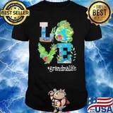 Love Grandma Life Flower Shirt