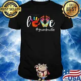 Love grandma life hand and feet watercolor shirt