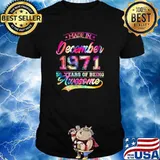 Made In December 1971 50 years Of being Awesome Tie Dye T-Shirt