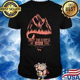 May the force be with you since in the woods wolf mountain shirt
