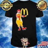 Mcdonalds logo with clown shirt