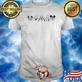 Mickey mouse and goofy and donald duck shirt