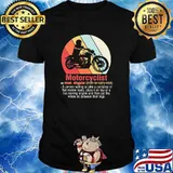 Motorcyclist A Person Willing to Take A Container Of Flammable Liquid Shirt