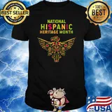 National Hispanic Heritage Month Colorful Eagle T-Shirt