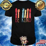 Nice be Kind Hand Signals Vintage T-Shirt