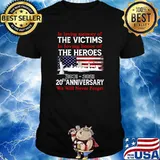 Nice in Loving Memory Of The Victims In Loving Horror Of The Heroes American Flag T-Shirt