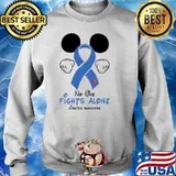 No One Fight Alone Diabetes Awareness Mickey Mouse Shirt Sweater