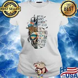 Not All Who Wander Are Lost Im Hiding from Stupid People Skull Mountain Camping s Ladies tee