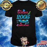 October 2005 Born To Be Awesome Flower T-Shirt