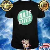 Official nate Wants To Battle Circle T-Shirt