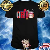 Ohio sport Ohio State Buckeyes Cleveland Indians And Cleveland Cavaliers Halloween Shirt