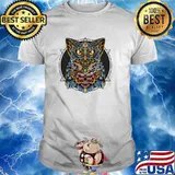 Owl with skull Sacred geometry shirt