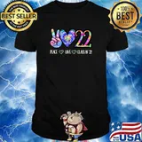 Peace Love Class Of 2022 Tie Dye Senior Graduation Class Reunion T-Shirt