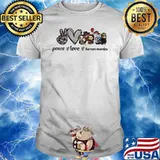 Peace Love Horror Movies Shirt
