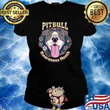 Pitbull Awareness Month T-Shirt Ladies tee