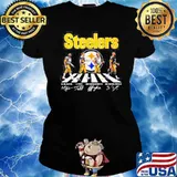 Pittsburgh Steelers abbey road s Ladies tee