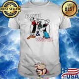 Popeye olive king features shirt