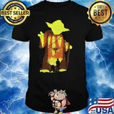 Power of the force adult yoda shirt