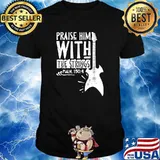 Praise Him With String Christian Worship Bass Guitar T-Shirt