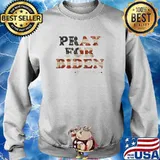 Pray For Biden Psalm 1098 American Flag Retro T-Shirt Sweater