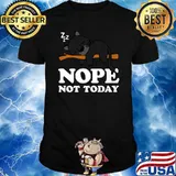 Premium nope Not Today Cute Sleeping Panther Lover T-Shirt