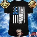 Premium surgical Technologist American Flag T-Shirt