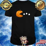Pumpkin Eating Ghost halloween T-Shirt