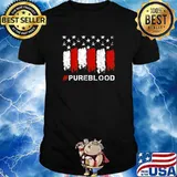 Pure Blood Movement Freedom American Flag T-Shirt