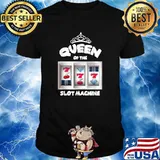 Queen of the Slot Machine Casino Gambling T-Shirt
