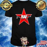 RAF Red Army Faction red star and gun shirt