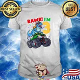 Rawr Im 3rd Birthday Monster Truck Dinosaur TRex T-Shirt