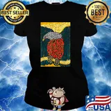 Recirdings Allmans Art brothers Retro Band music Love Eagle T-Shirt Ladies tee