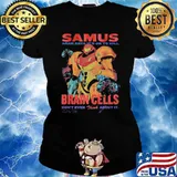 Samus Aran Propaganda Brain Cells Shirt Ladies tee