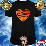 San Francisco Baseball SF Heart Game Day Retro T-Shirt