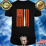 San Francisco Flag Patriotic Baseball T-Shirt