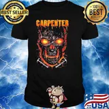 SARCASTIC CARPENTER SKULL FIRE SHIRT