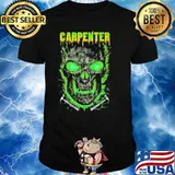 SARCASTIC CARPENTER SKULL GREEJN SHIRT