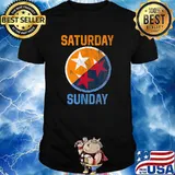 Saturday Sunday The Vols Football Orange White Flag T-Shirt