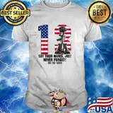 Say Their Names Joe Never Forget Number 13 flag Heroes Names Of Fallen Soldiers T-Shirt