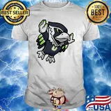 Seattle Seahawks mascot chibi shirt