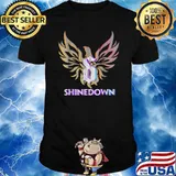 Shinedown Eargle Logo Retro Art T-Shirt