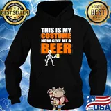 Skeleton This is my costume now give me a beer s Hoodie