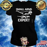 SMALL ARMS EXPERT T REX DINOSAUR SHIRT Ladies tee