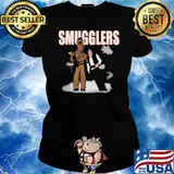 Smugglers han solo and chewbacca s Ladies tee