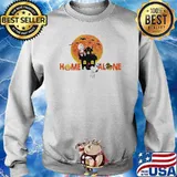 Snoopy and Charlie Brown Home Alone Blood Moon Halloween s Sweater