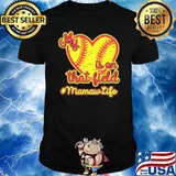 Softball My Heart Is On That Field Mamaw Life Shirt