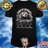 Sons of Anarchy 13th anniversary 2008-2021 thank you for the memories shirt